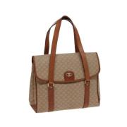 Pre-owned Canvas handbags Celine Vintage , Brown , Dames