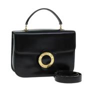 Pre-owned Leather handbags Celine Vintage , Black , Dames