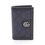 Pre-owned Leather wallets Gucci Vintage , Blue , Dames