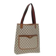 Pre-owned Leather gucci-bags Gucci Vintage , Brown , Dames