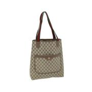 Pre-owned Canvas gucci-bags Gucci Vintage , Beige , Dames