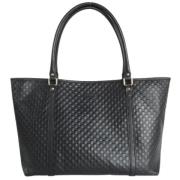 Pre-owned Leather gucci-bags Gucci Vintage , Black , Dames