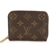 Pre-owned Canvas handbags Louis Vuitton Vintage , Brown , Dames