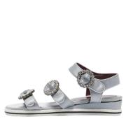 Pre-owned Satin sandals Marc Jacobs Pre-owned , Gray , Dames