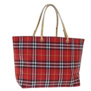 Pre-owned Nylon handbags Burberry Vintage , Red , Dames