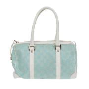 Pre-owned Canvas gucci-bags Gucci Vintage , Blue , Dames