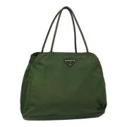 Pre-owned Nylon handbags Prada Vintage , Green , Dames