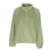 Ribfluwelen Fleece Jas met Air Logo Nike , Green , Dames