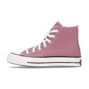 Roze Hoge Sneaker met Logo Converse , Pink , Heren