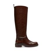 Celia Riding Boot Stuart Weitzman , Brown , Dames