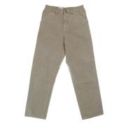 Bruine Twill Katoenen Werkbroek Carhartt Wip , Beige , Heren