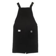 Zwarte Medley Dungaree Jurk met Zakken Carhartt Wip , Black , Dames