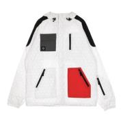 Soldier Full Zip Windbreaker Jas Dolly Noire , White , Heren