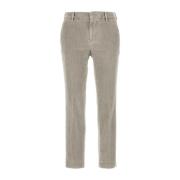 Ribfluwelen Zandbroek PT Torino , Beige , Dames