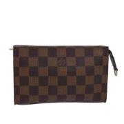 Pre-owned Canvas pouches Louis Vuitton Vintage , Brown , Dames