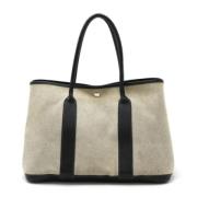 Pre-owned Leather handbags Hermès Vintage , Gray , Dames