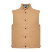 Donsvest met opstaande kraag Paul Smith , Beige , Heren