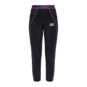 Trainingslegging met logo Emporio Armani EA7 , Black , Dames