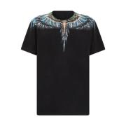 Grizzly Wings T-shirt Marcelo Burlon , Black , Heren