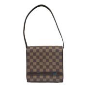 Pre-owned Canvas handbags Louis Vuitton Vintage , Brown , Dames