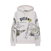 Schets Print Hoodie voor Mannen Barrow , Multicolor , Heren