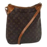 Pre-owned Canvas shoulder-bags Louis Vuitton Vintage , Brown , Dames