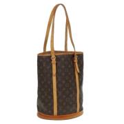 Pre-owned Canvas louis-vuitton-bags Louis Vuitton Vintage , Brown , Da...