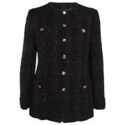 Pre-owned Fabric outerwear Gucci Vintage , Black , Dames