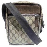 Pre-owned Canvas crossbody-bags Gucci Vintage , Beige , Dames