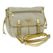 Pre-owned Nylon prada-bags Prada Vintage , Beige , Dames