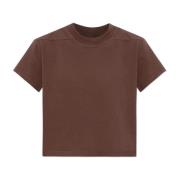 Top Cropped Small Level T Rick Owens , Brown , Dames