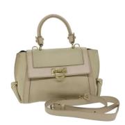 Pre-owned Leather handbags Salvatore Ferragamo Pre-owned , Beige , Dam...