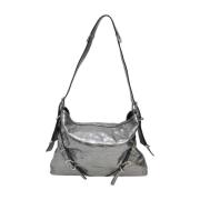 Pre-owned Leather shoulder-bags Givenchy Pre-owned , Gray , Dames