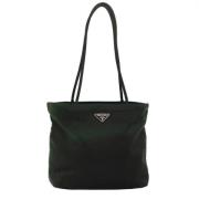 Pre-owned Nylon prada-bags Prada Vintage , Green , Dames