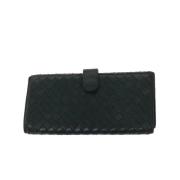 Pre-owned Leather key-holders Bottega Veneta Vintage , Black , Dames