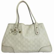 Pre-owned Leather gucci-bags Gucci Vintage , Beige , Dames