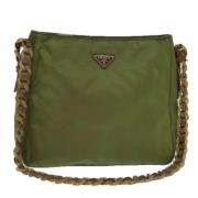 Pre-owned Nylon prada-bags Prada Vintage , Green , Dames