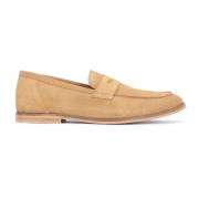 Heren informele beige casual suède schoenen Kazar , Beige , Heren