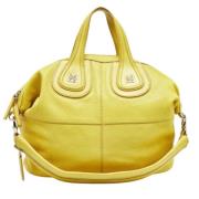 Pre-owned Leather handbags Givenchy Pre-owned , Yellow , Dames