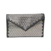 Pre-owned Leather clutches Alaïa Pre-owned , Black , Dames