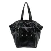 Pre-owned Leather shoulder-bags Yves Saint Laurent Vintage , Black , D...