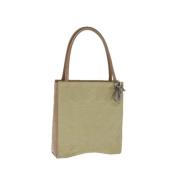 Pre-owned Nylon handbags Dior Vintage , Beige , Dames