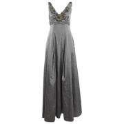 Pre-owned Fabric dresses Moschino Pre-Owned , Gray , Dames