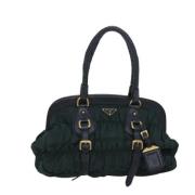 Pre-owned Fabric prada-bags Prada Vintage , Green , Dames