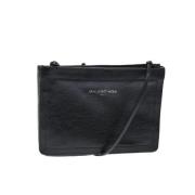 Pre-owned Leather balenciaga-bags Balenciaga Vintage , Black , Dames