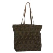 Pre-owned Canvas totes Fendi Vintage , Brown , Dames