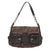 Pre-owned Leather fendi-bags Fendi Vintage , Brown , Dames