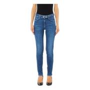 Hoge Taille Divine Jeans Liu Jo , Blue , Dames