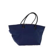 Pre-owned Nylon shoulder-bags Burberry Vintage , Blue , Dames