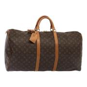 Pre-owned Canvas travel-bags Louis Vuitton Vintage , Brown , Dames